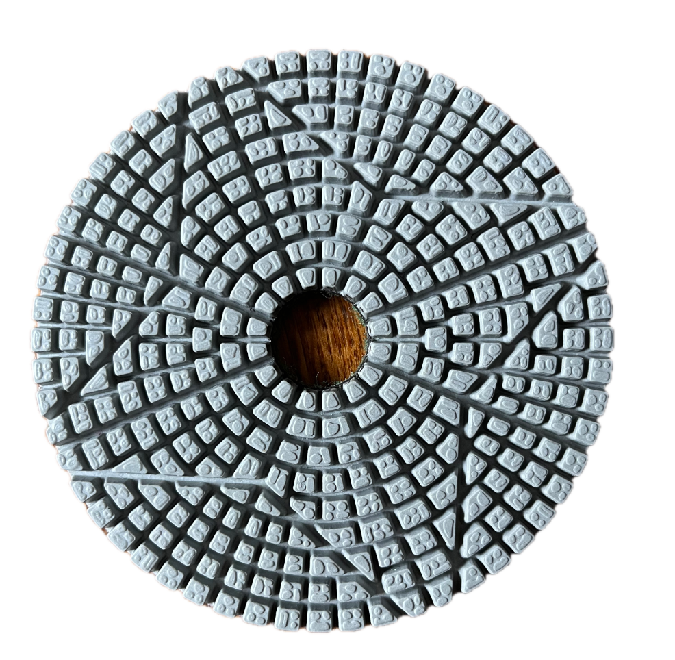 Premium 4" dry and wet 3-step polishing pads  1 set=3pcs