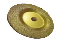 4" Vacuum Brazed Diamond Grinding Wheel — For Marble, Granite, Quartz, Dekton & Ceramic