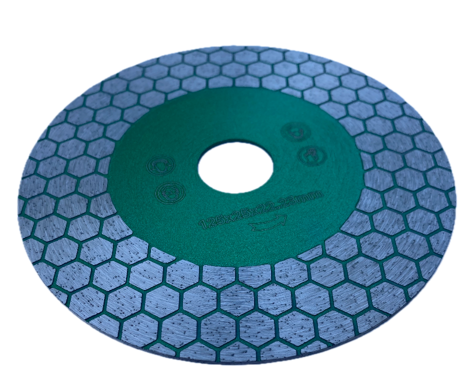 5" Diamond Rim Blade — Dry & Wet Cutting for Dekton/Marble/Ceramic/Quartz