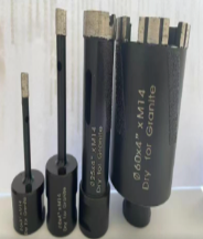 1" Sintered Diamond Core Bit, Dry/Wet