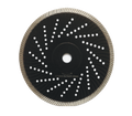 9" Dry or Wet Fine Mesh Turbo Diamond Blade for Granite, Concrete, and Sandstone