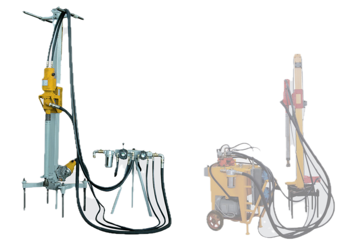 Pneumatic &amp; Pneumatic-Electric DTH Drills